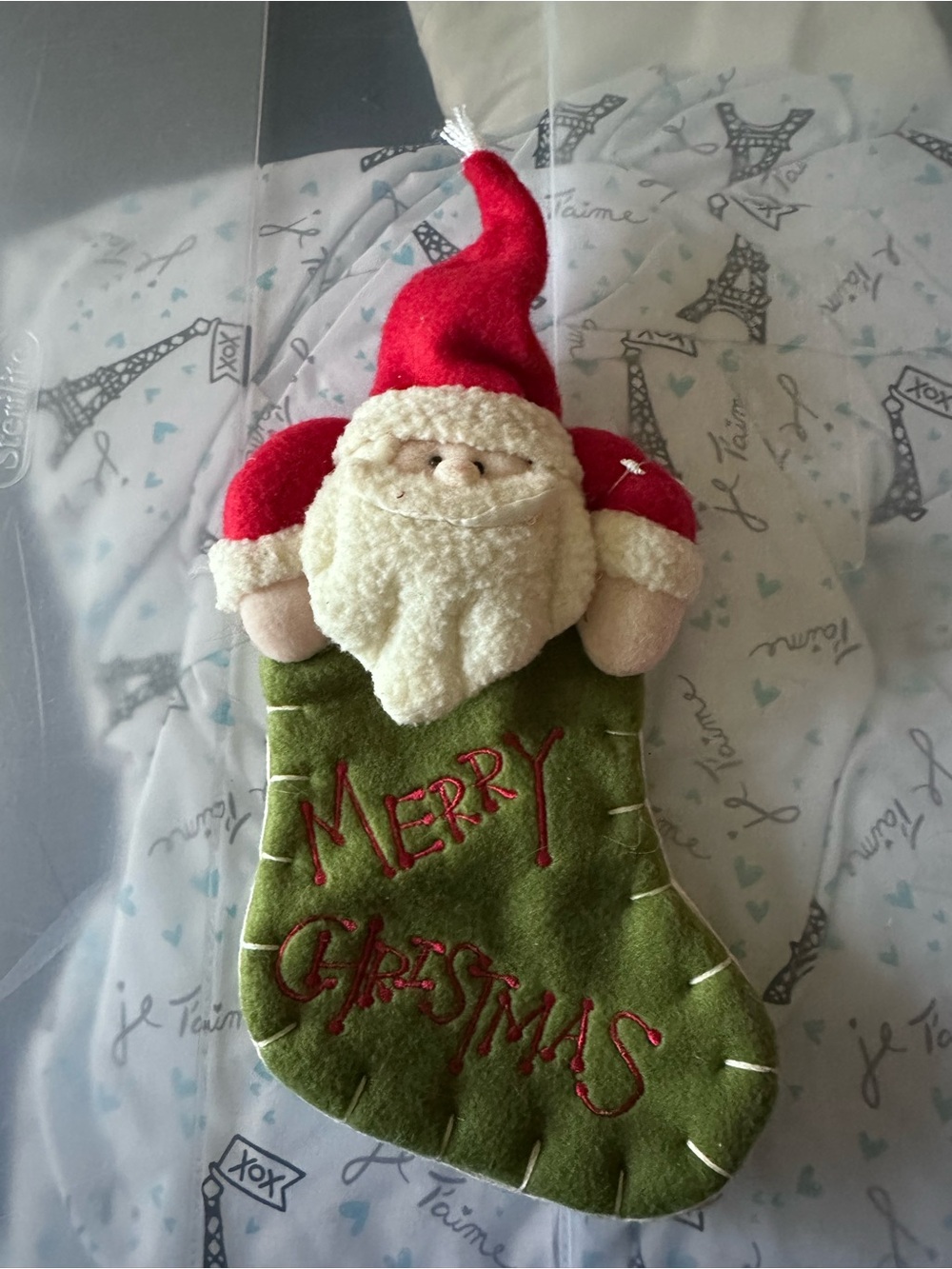 Small Christmas Stocking 11 inches long - Picture 2 of 4